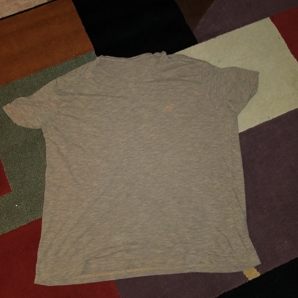 Old used golden-brown tee